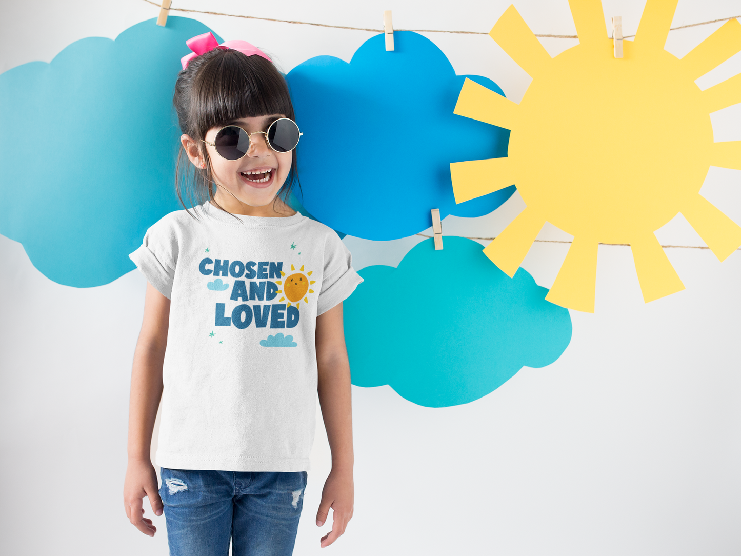 Chosen and Loved - kid shirt to celebrate adoption - Adoption Stuff Store