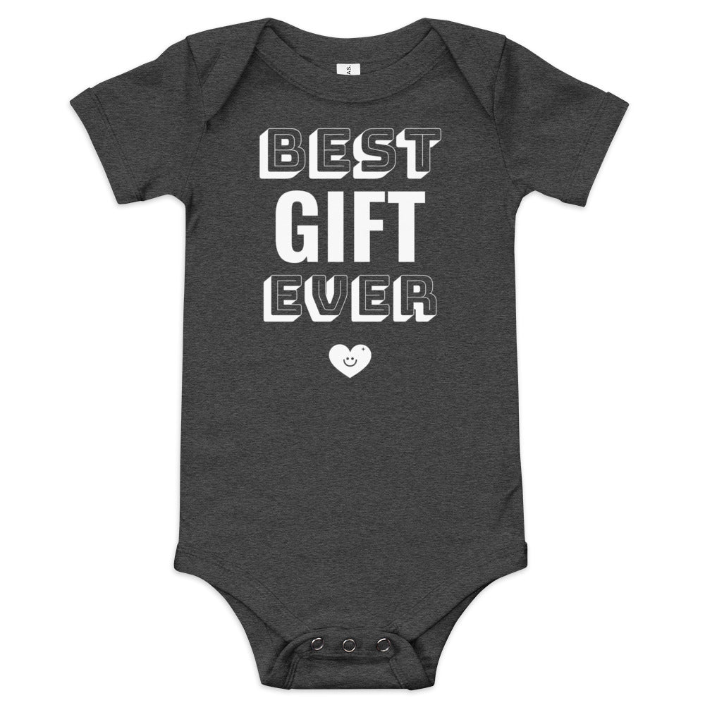 Best Gift Ever - baby one piece onesie - Adoption Stuff Store for adoption and foster care themed shirts and gifts