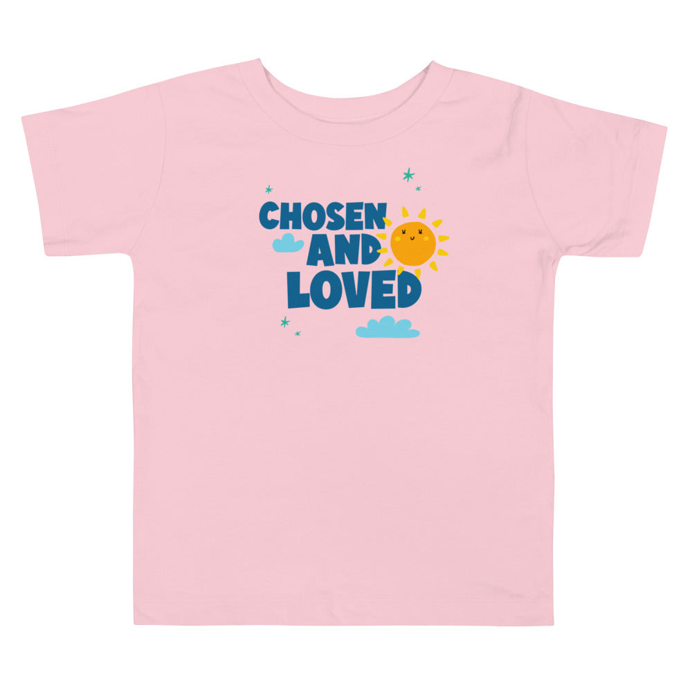 Chosen and Loved - kid shirt to celebrate adoption - Adoption Stuff Store