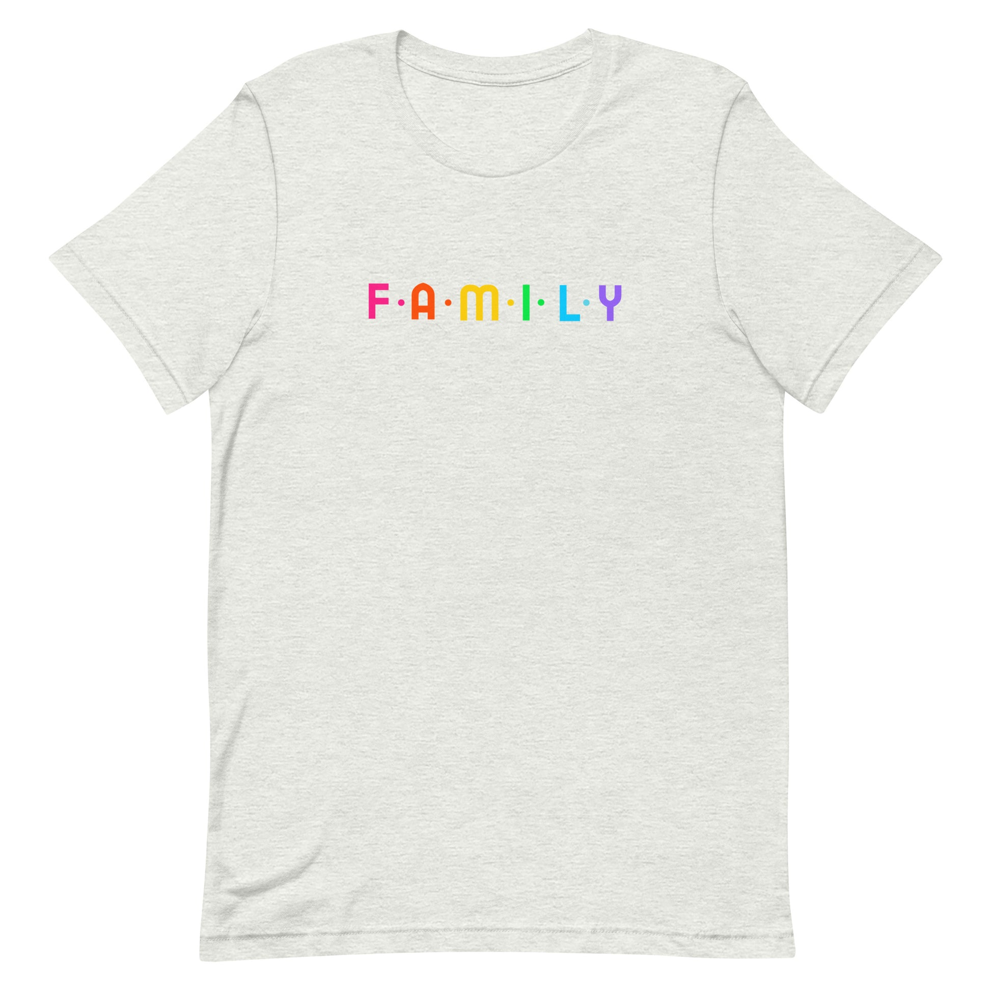 Adoption Stuff Store - FAMILY shirt - rainbow - inclusive, Pride, LGBTQ, gay adoption and foster care items