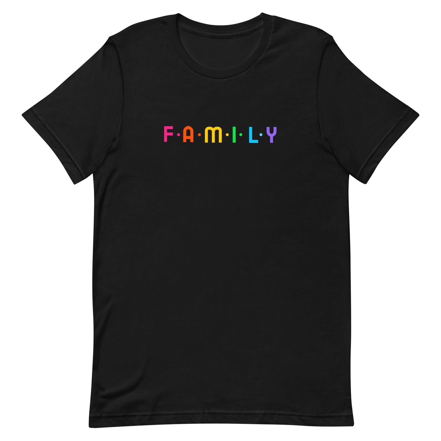 Adoption Stuff Store - FAMILY shirt - rainbow - inclusive, Pride, LGBTQ, gay adoption and foster care items