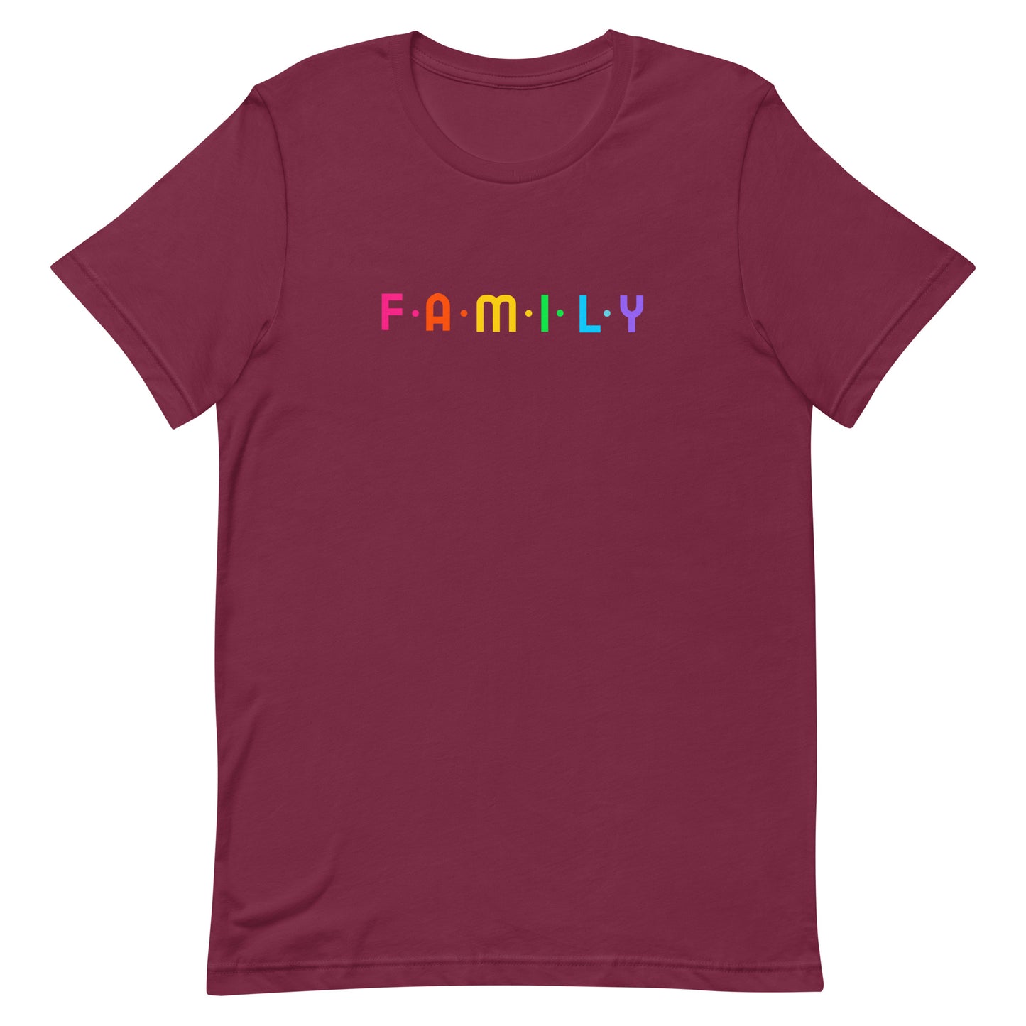 Adoption Stuff Store - FAMILY shirt - rainbow - inclusive, Pride, LGBTQ, gay adoption and foster care items