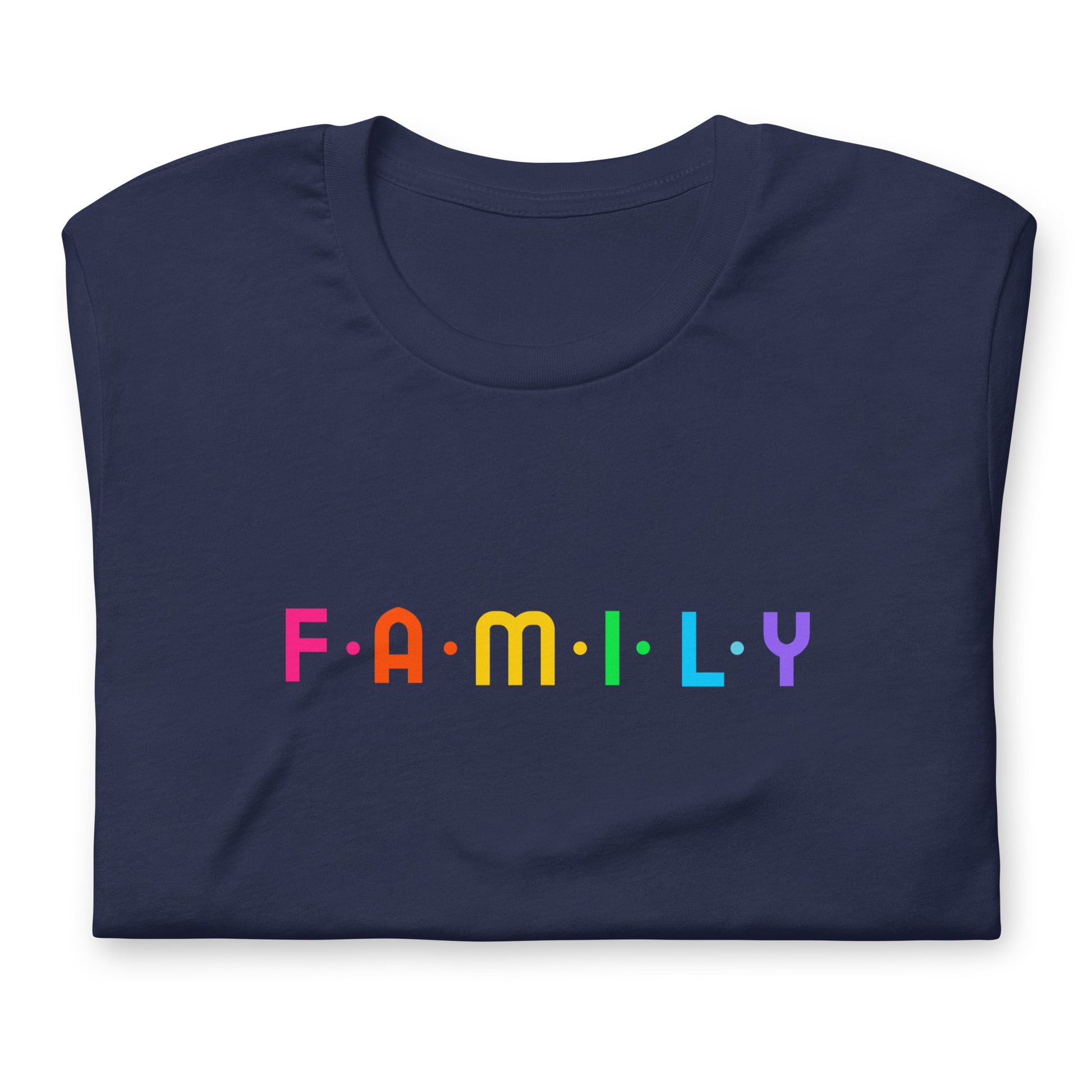 Adoption Stuff Store - FAMILY shirt - rainbow - inclusive, Pride, LGBTQ, gay adoption and foster care items