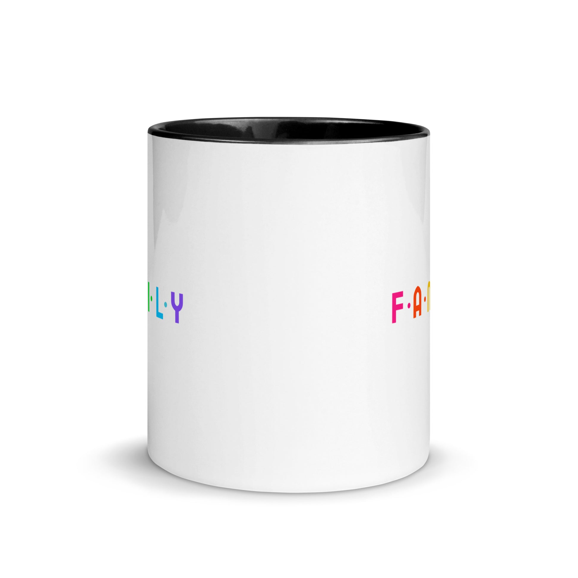 Adoption Stuff Store - FAMILY mug - rainbow - inclusive, Pride, LGBTQ, gay adoption and foster care items