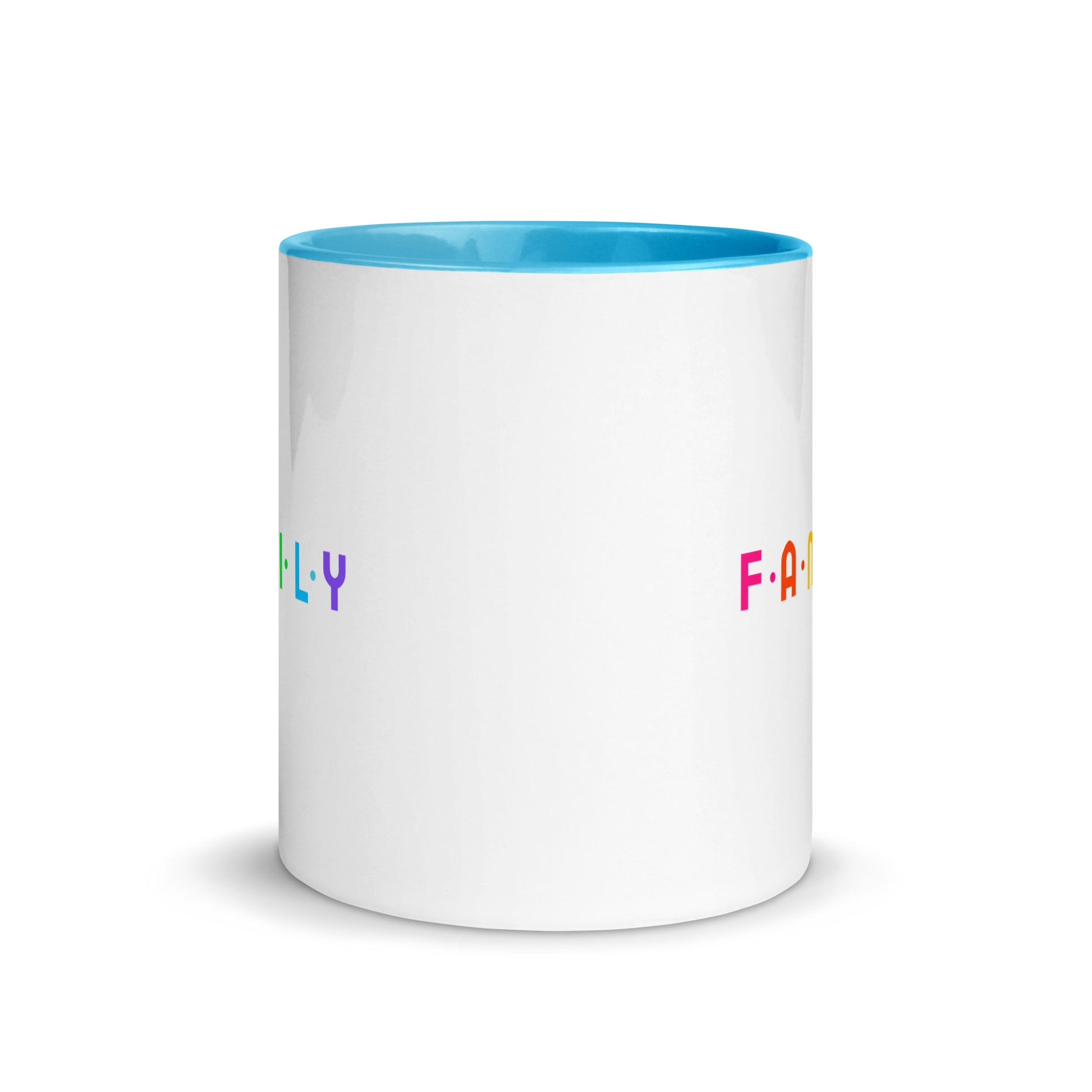 Adoption Stuff Store - FAMILY mug - rainbow - inclusive, Pride, LGBTQ, gay adoption and foster care items