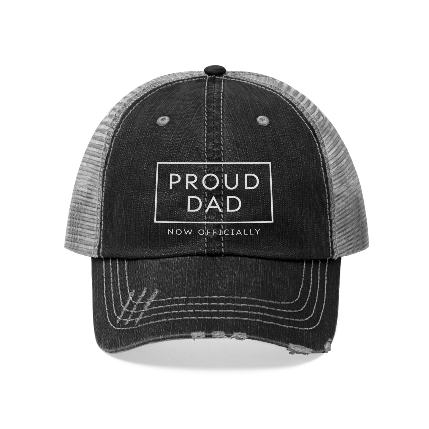 PROUD DAD - NOW OFFICIALLY - Great embroidered trucker hat for Dad (now that Adoption is final!)