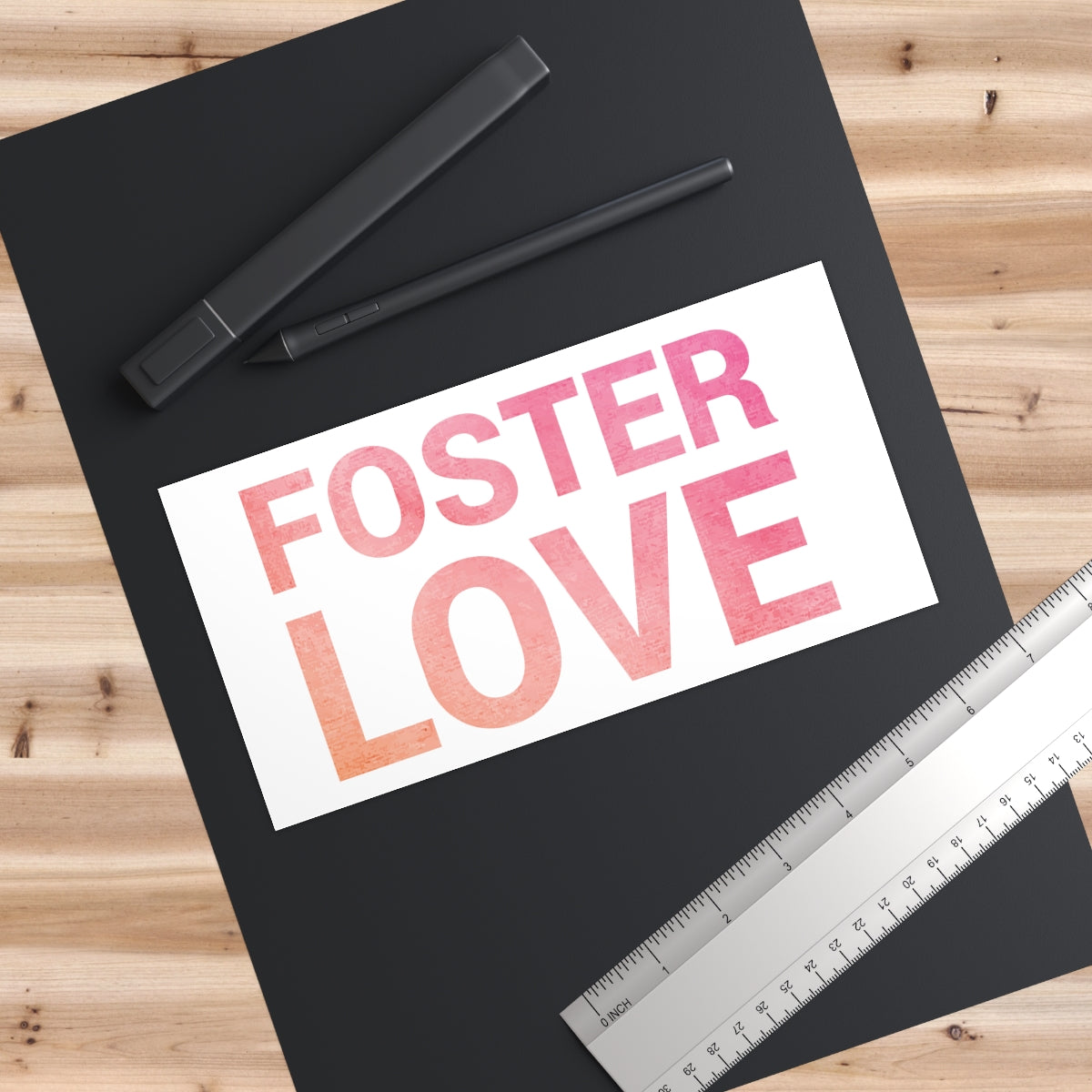 Bumper Sticker - FOSTER LOVE - Adoption Stuff Store, , Sticker