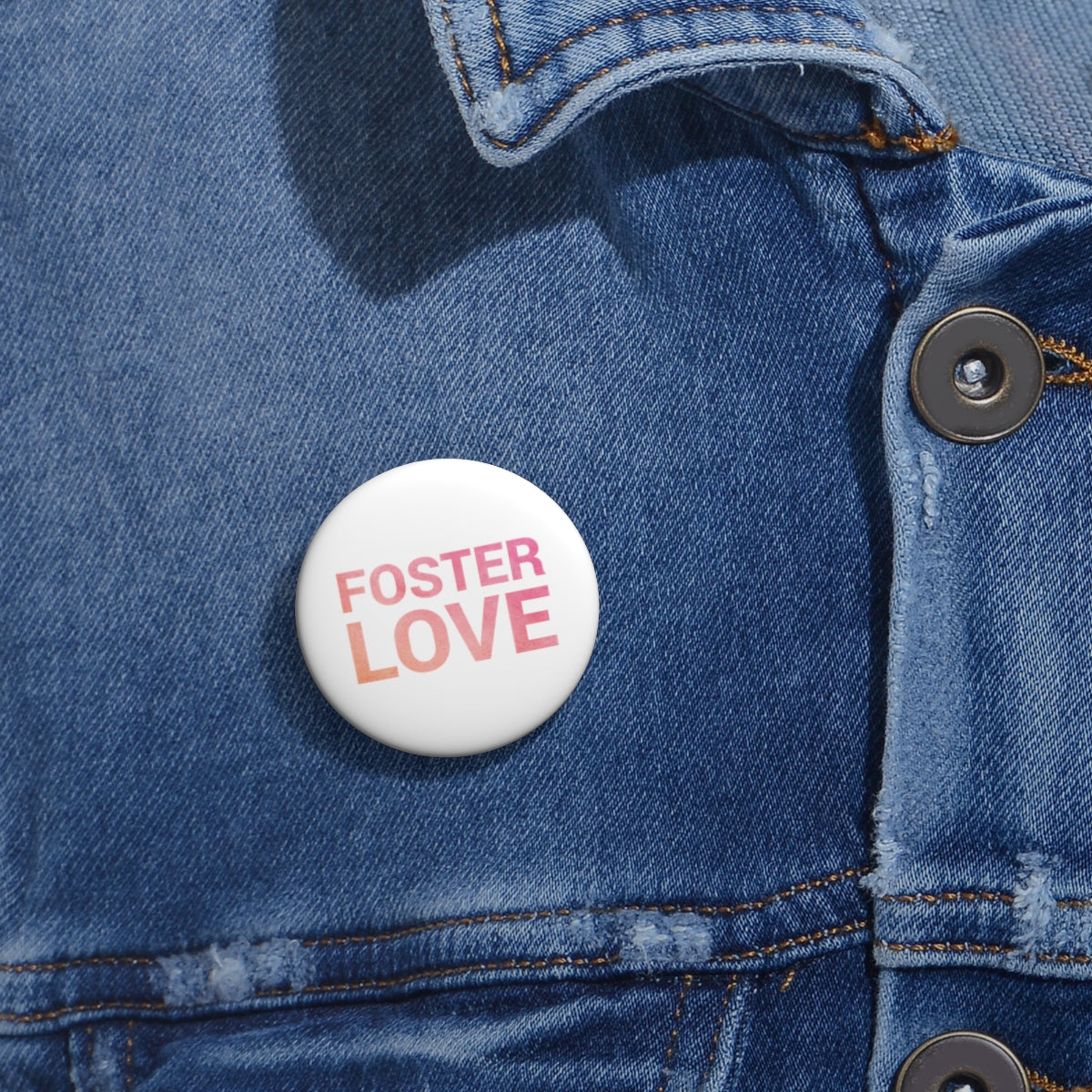 Foster Love - Pin Button - Adoption Stuff Store, , Accessories