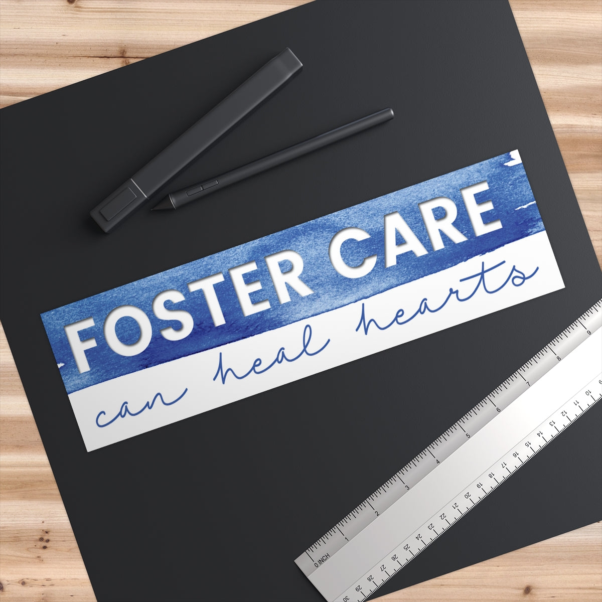 Bumper Sticker - FOSTER CARE can heal hearts - Adoption Stuff Store, , Sticker