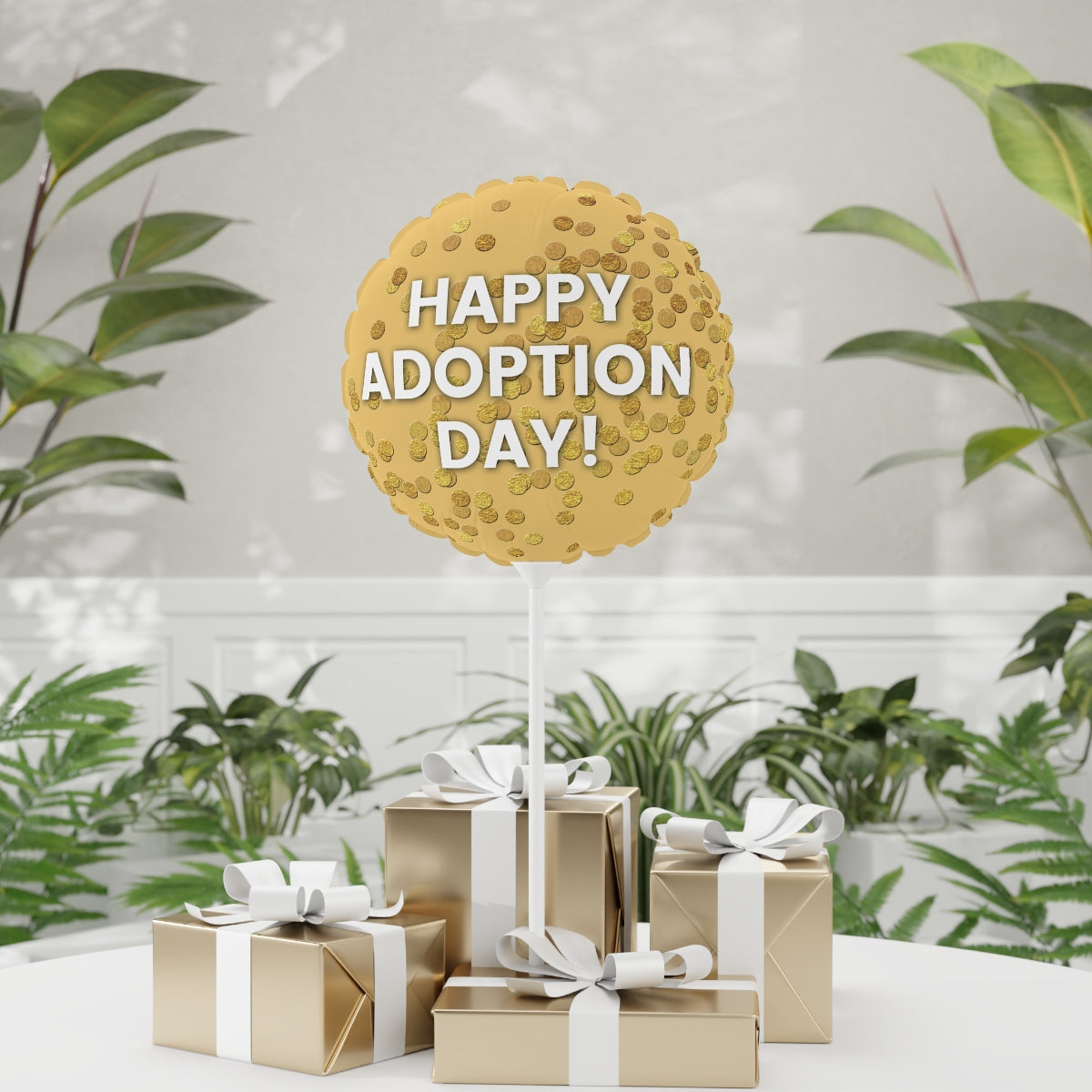 HAPPY ADOPTION DAY - Balloon (Round), 11" - Adoption Stuff Store