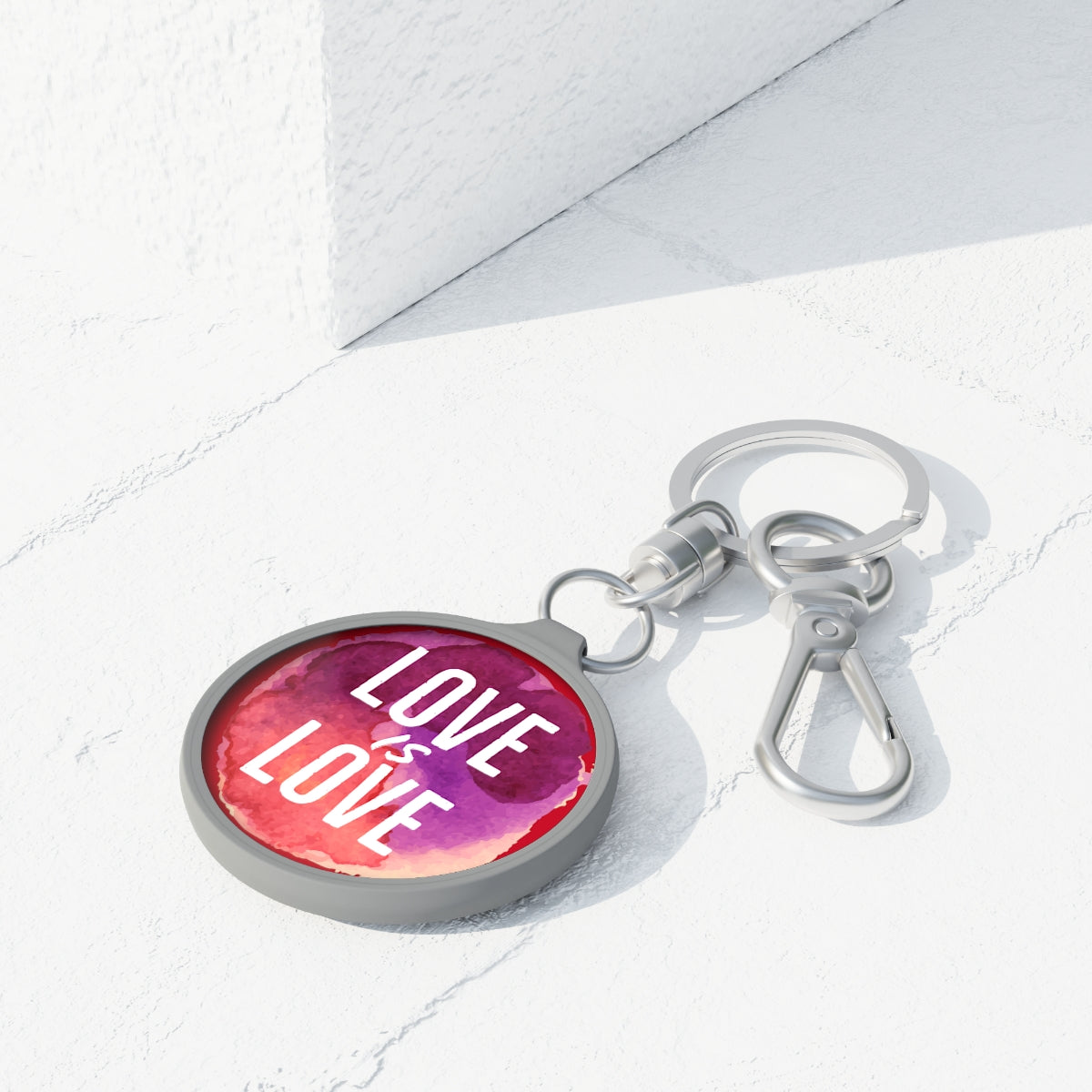 Love is Love - on Keyring Tag - Adoption Stuff Store