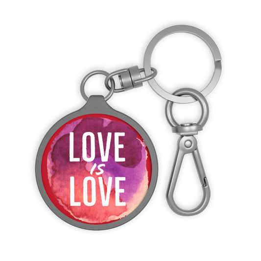 Love is Love - on Keyring Tag - Adoption Stuff Store