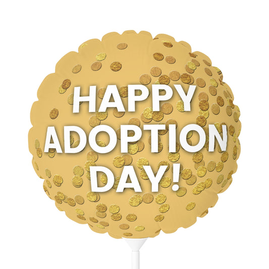 HAPPY ADOPTION DAY - Balloon (Round), 11" - Adoption Stuff Store