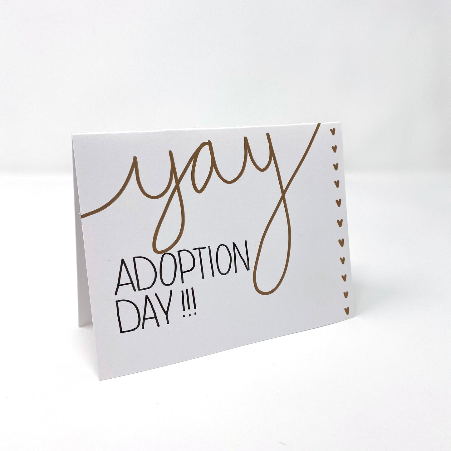 Adoption Day!!! Yay - handmade card for adoption - Adoption Stuff Store