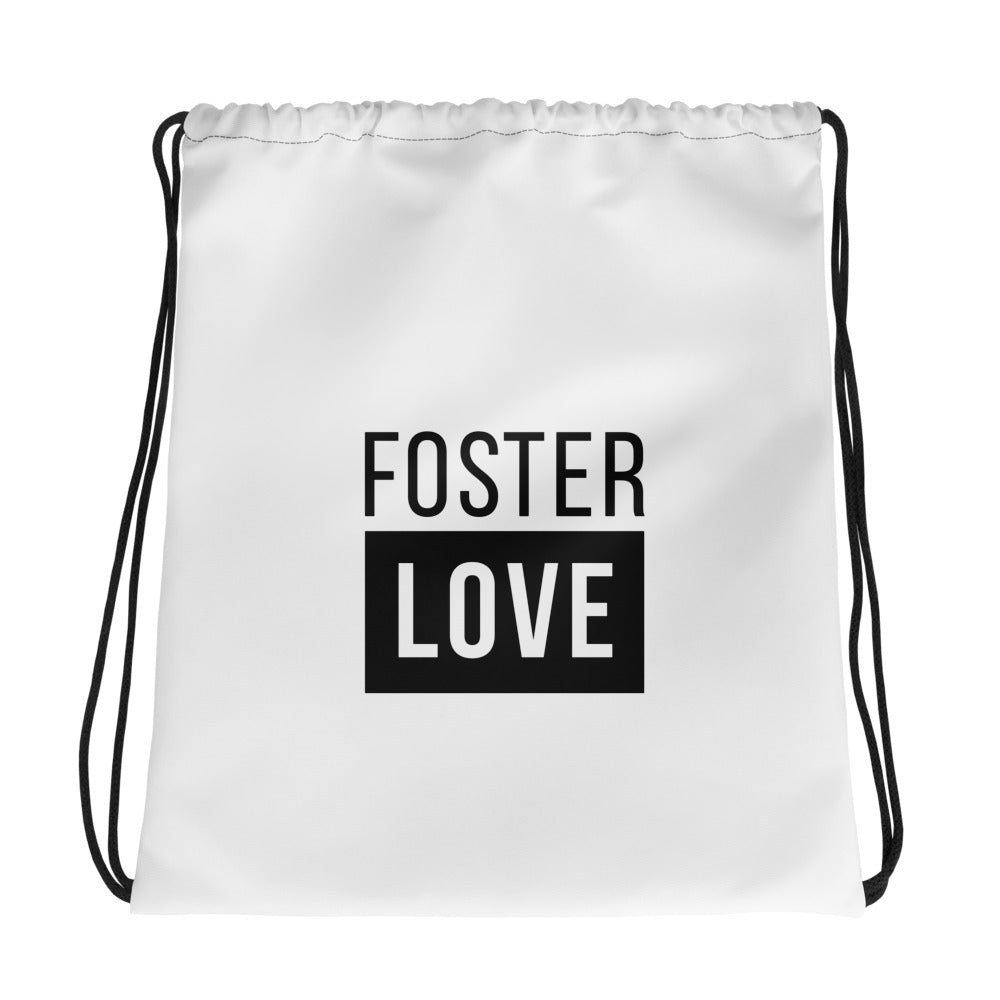 FOSTER LOVE - Drawstring bag - Adoption Stuff Store