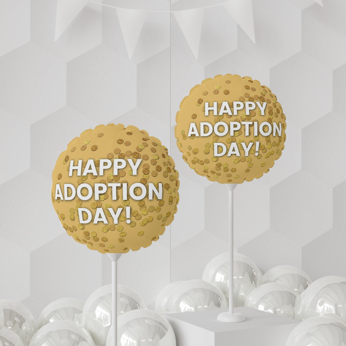 HAPPY ADOPTION DAY - Balloon (Round), 11" - Adoption Stuff Store