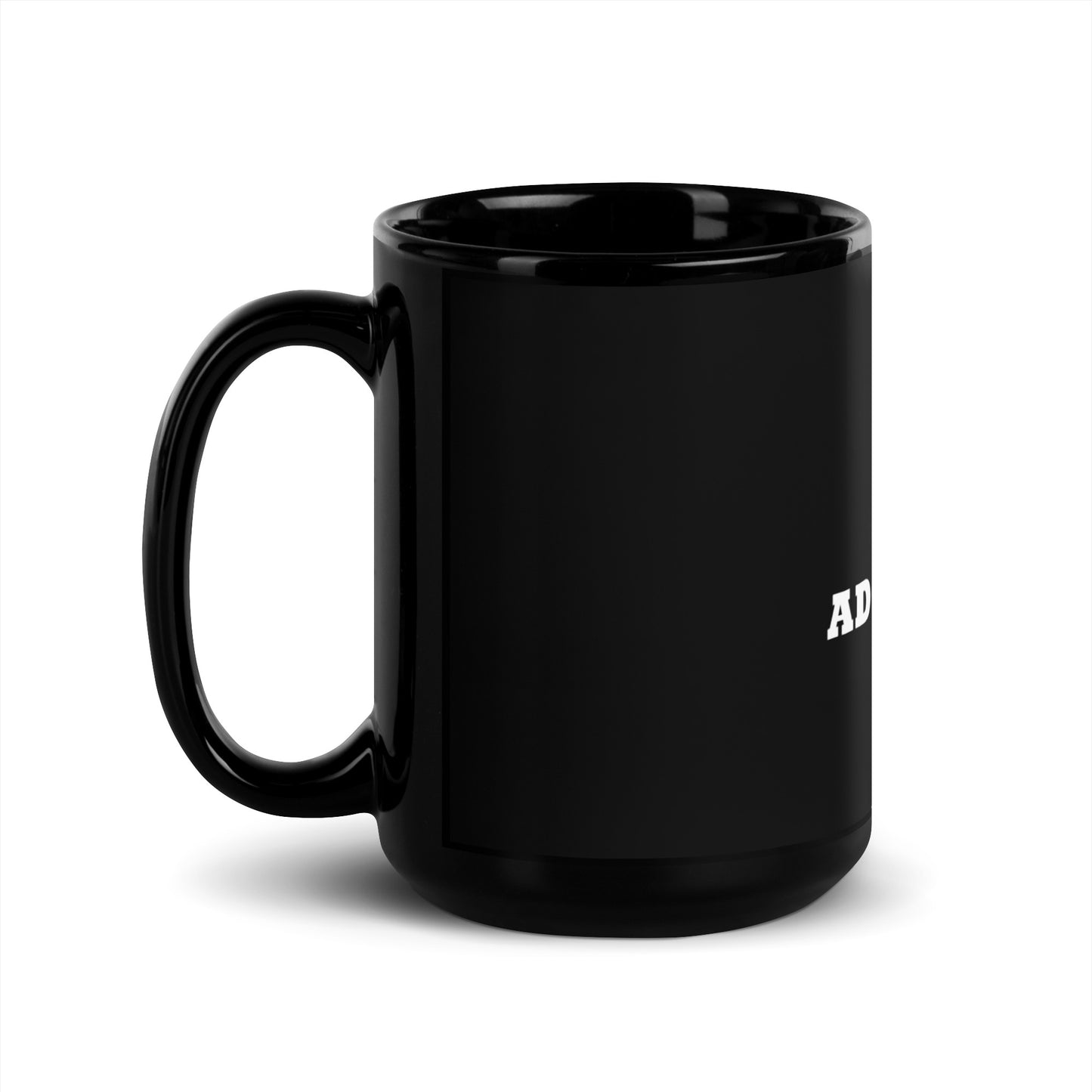 Heart Adoption - Black Glossy Mug - Adoption Stuff Store