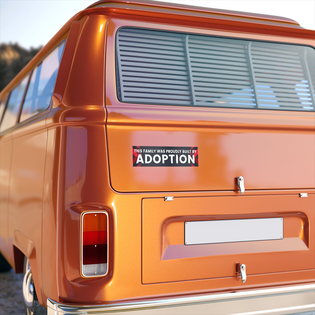 Bumper Sticker - This family was proudly built by ADOPTION - Adoption Stuff Store, , Sticker