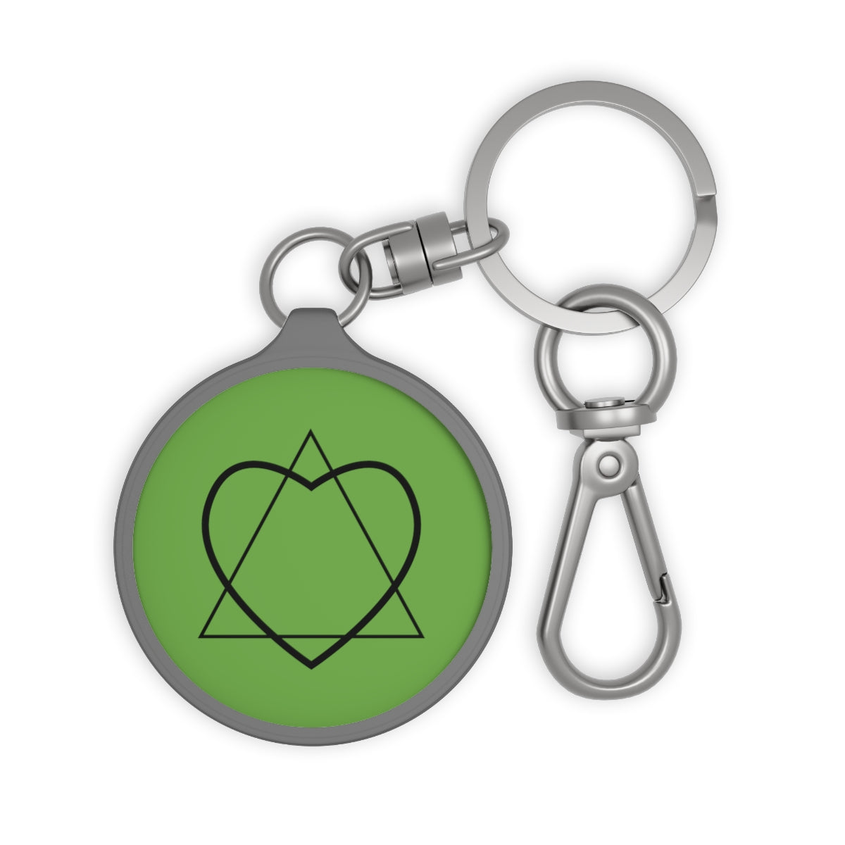 Adoption symbol on Keyring Tag - Adoption Stuff Store