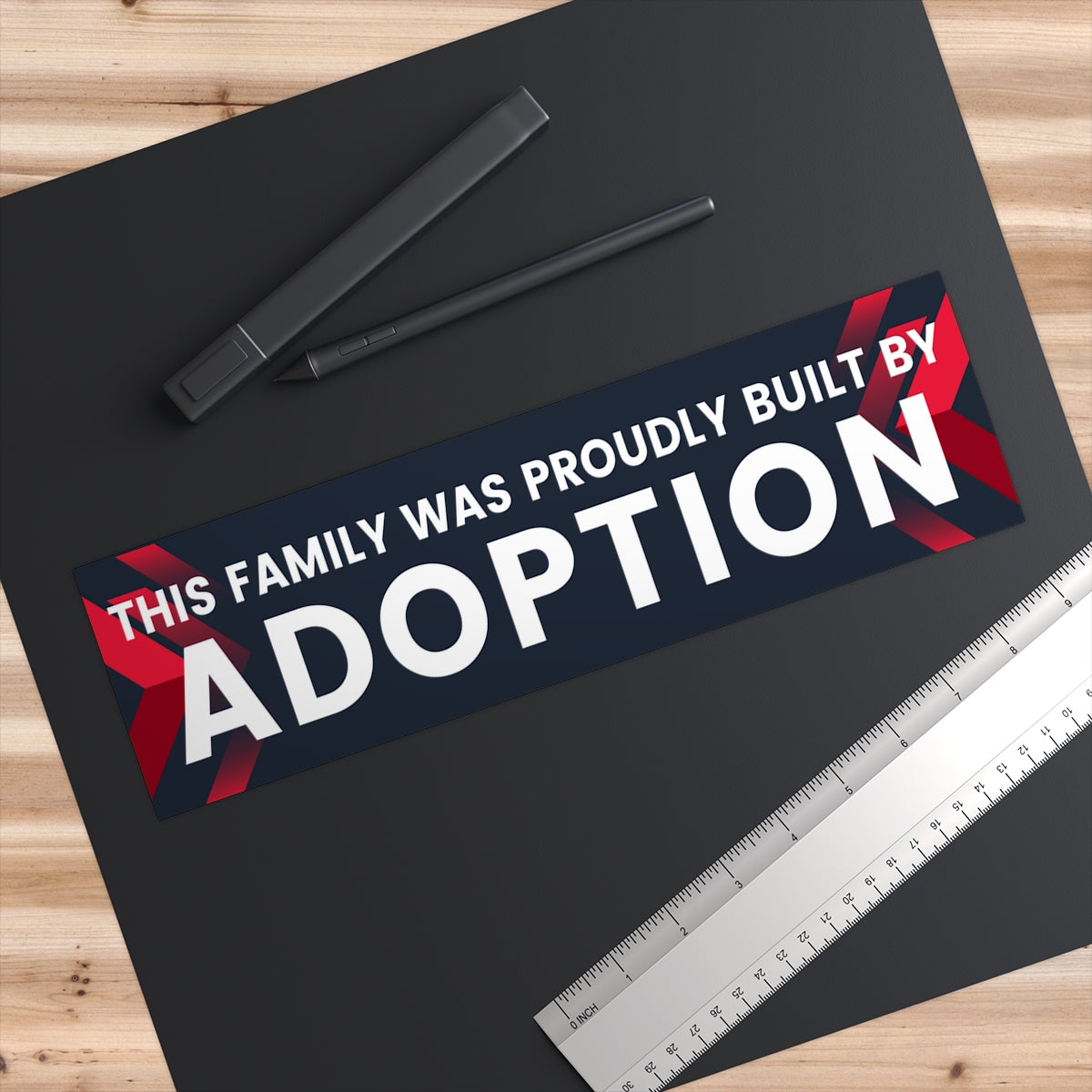 Bumper Sticker - This family was proudly built by ADOPTION - Adoption Stuff Store, , Sticker