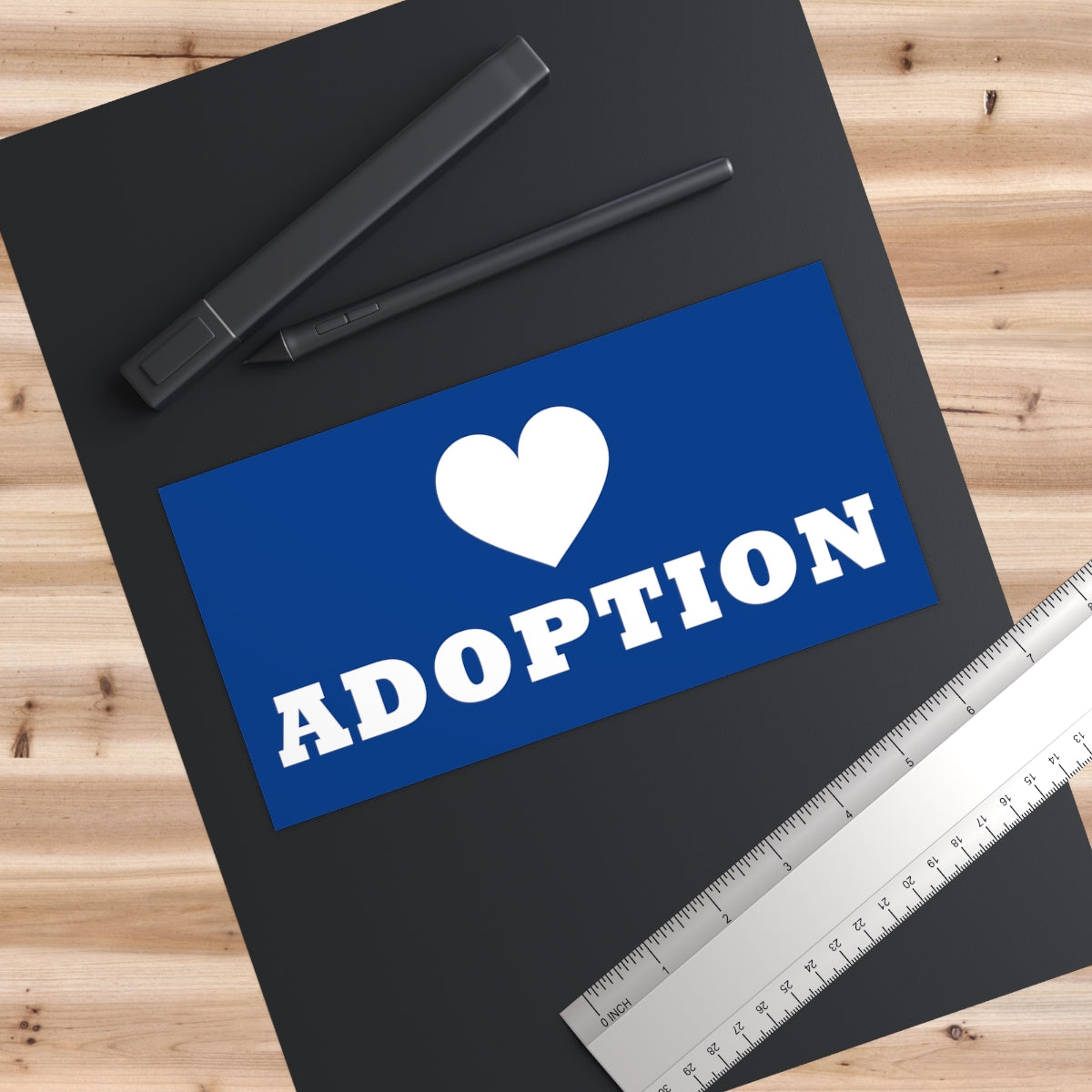 Bumper Sticker - (Heart) Adoption - Adoption Stuff Store, , Sticker