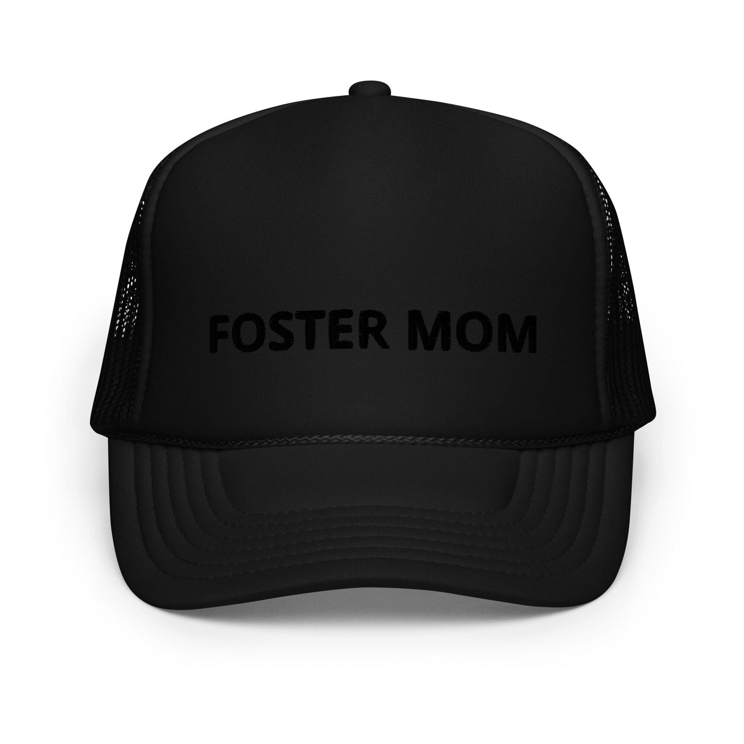 FOSTER MOM - Foam trucker hat Hat Adoption Stuff Store 