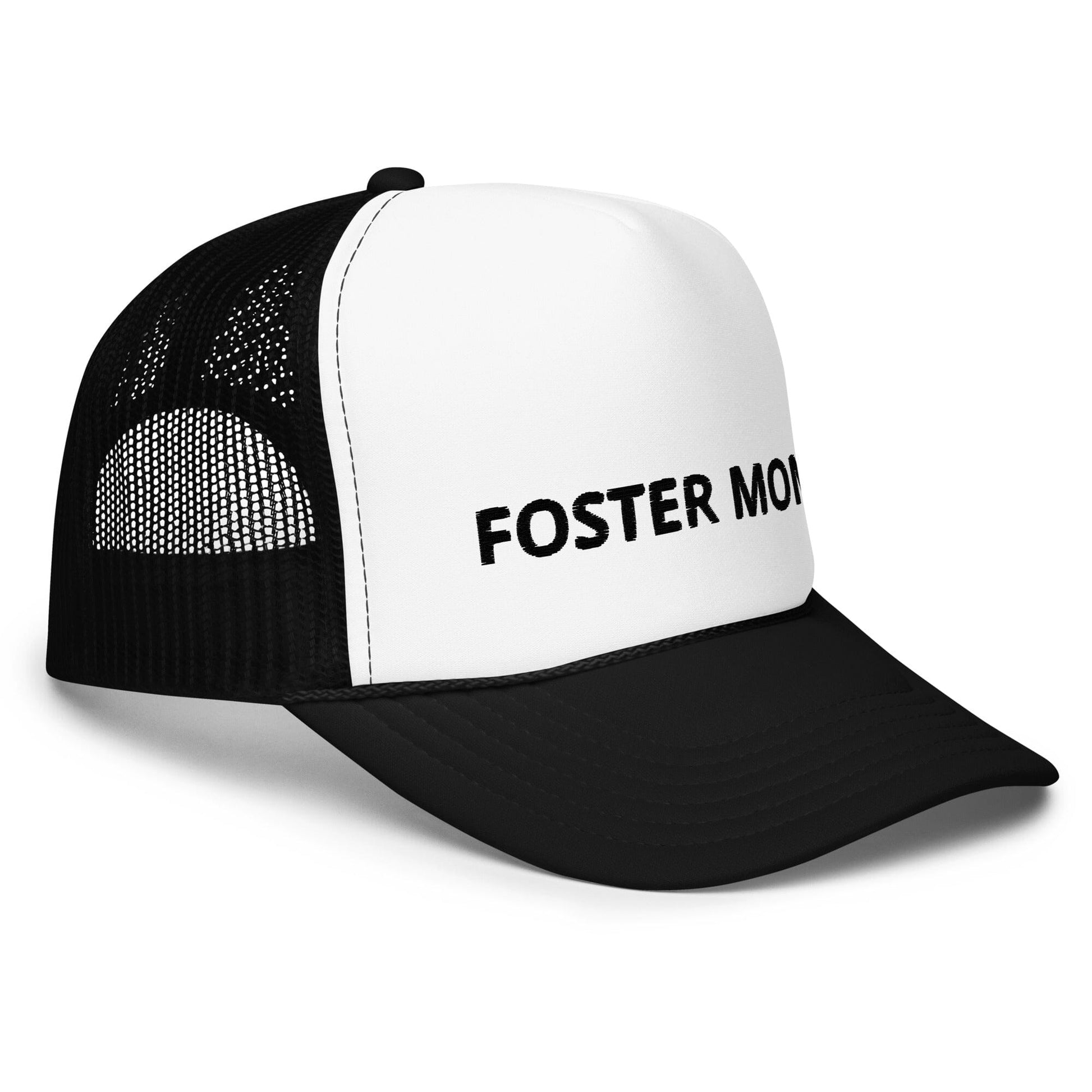 FOSTER MOM - Foam trucker hat Hat Adoption Stuff Store 