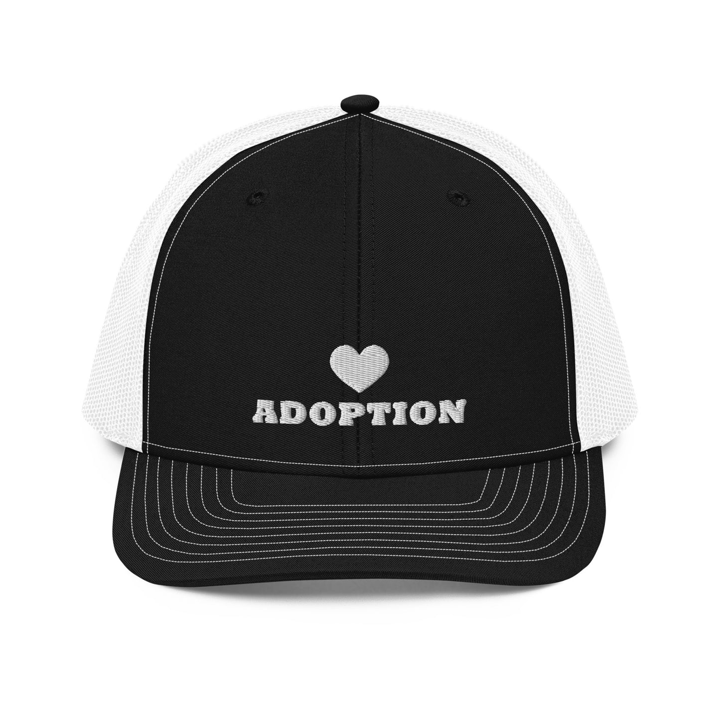 Heart Adoption - embroidered Trucker Cap - Adoption Stuff Store