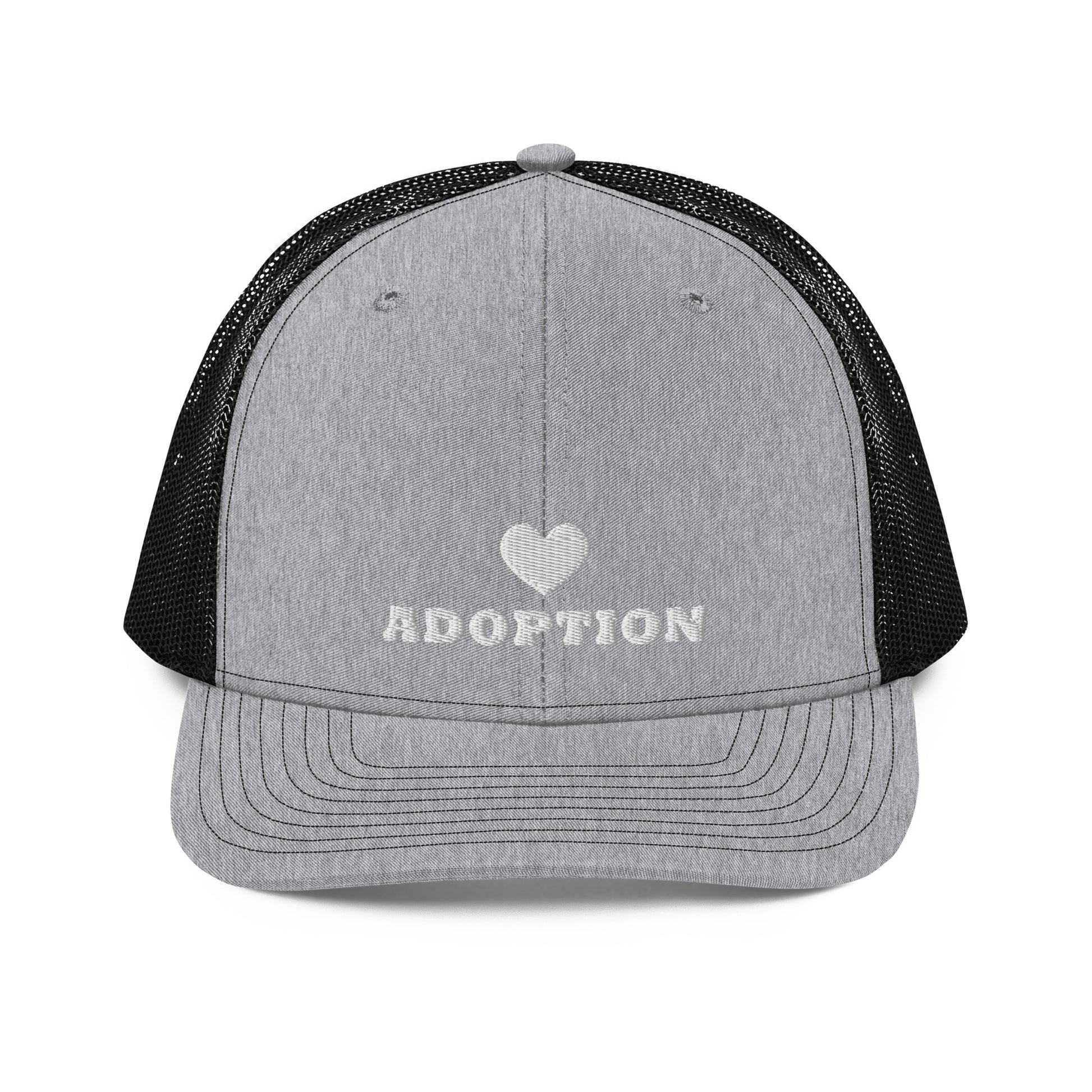 Heart Adoption - embroidered Trucker Cap - Adoption Stuff Store