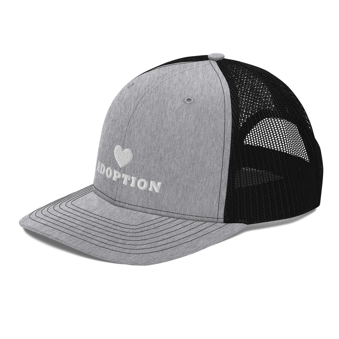 Heart Adoption - embroidered Trucker Cap - Adoption Stuff Store