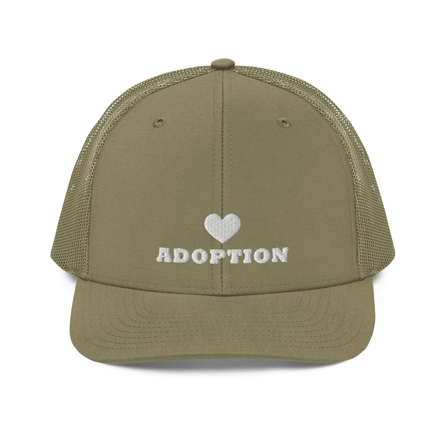 Heart Adoption - embroidered Trucker Cap - Adoption Stuff Store