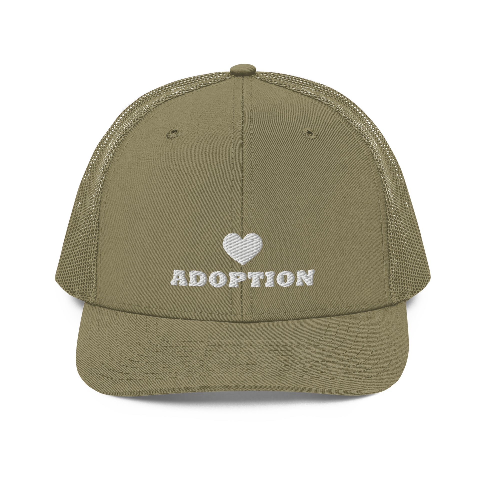 Heart Adoption - embroidered Trucker Cap - Adoption Stuff Store