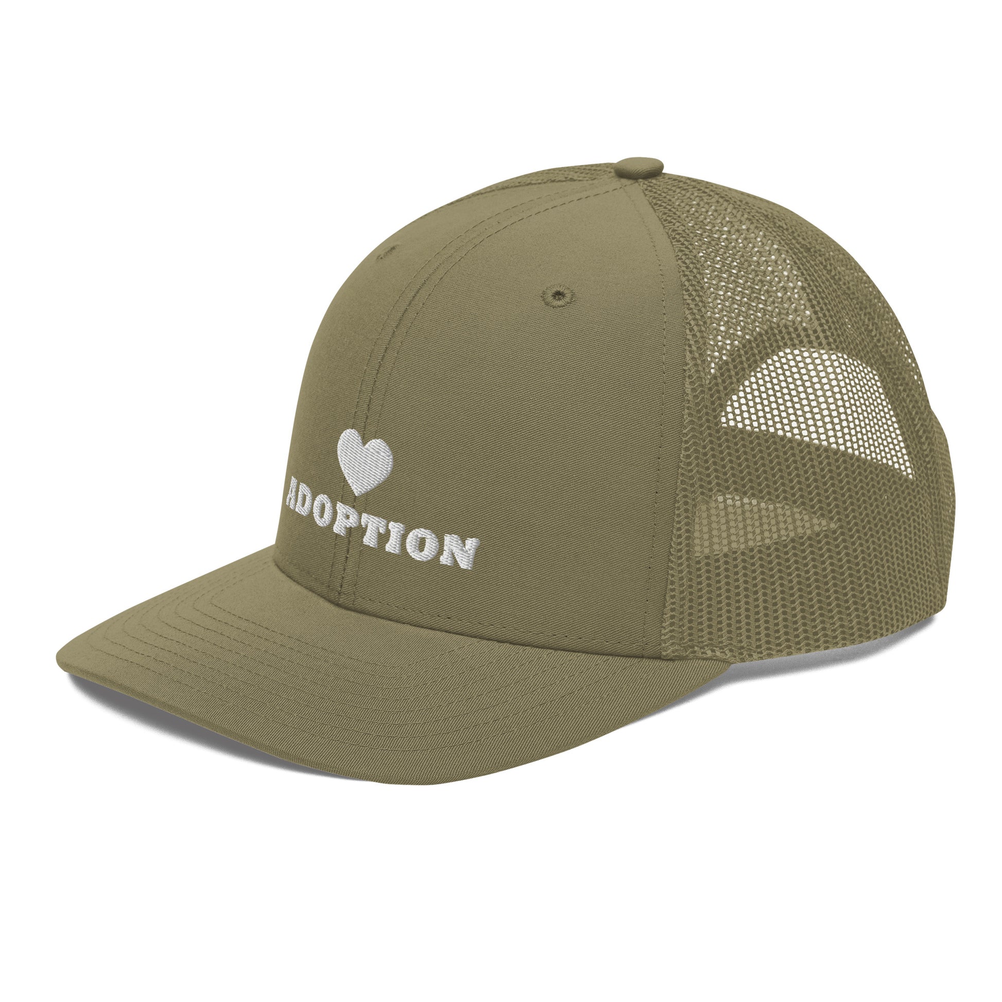 Heart Adoption - embroidered Trucker Cap - Adoption Stuff Store