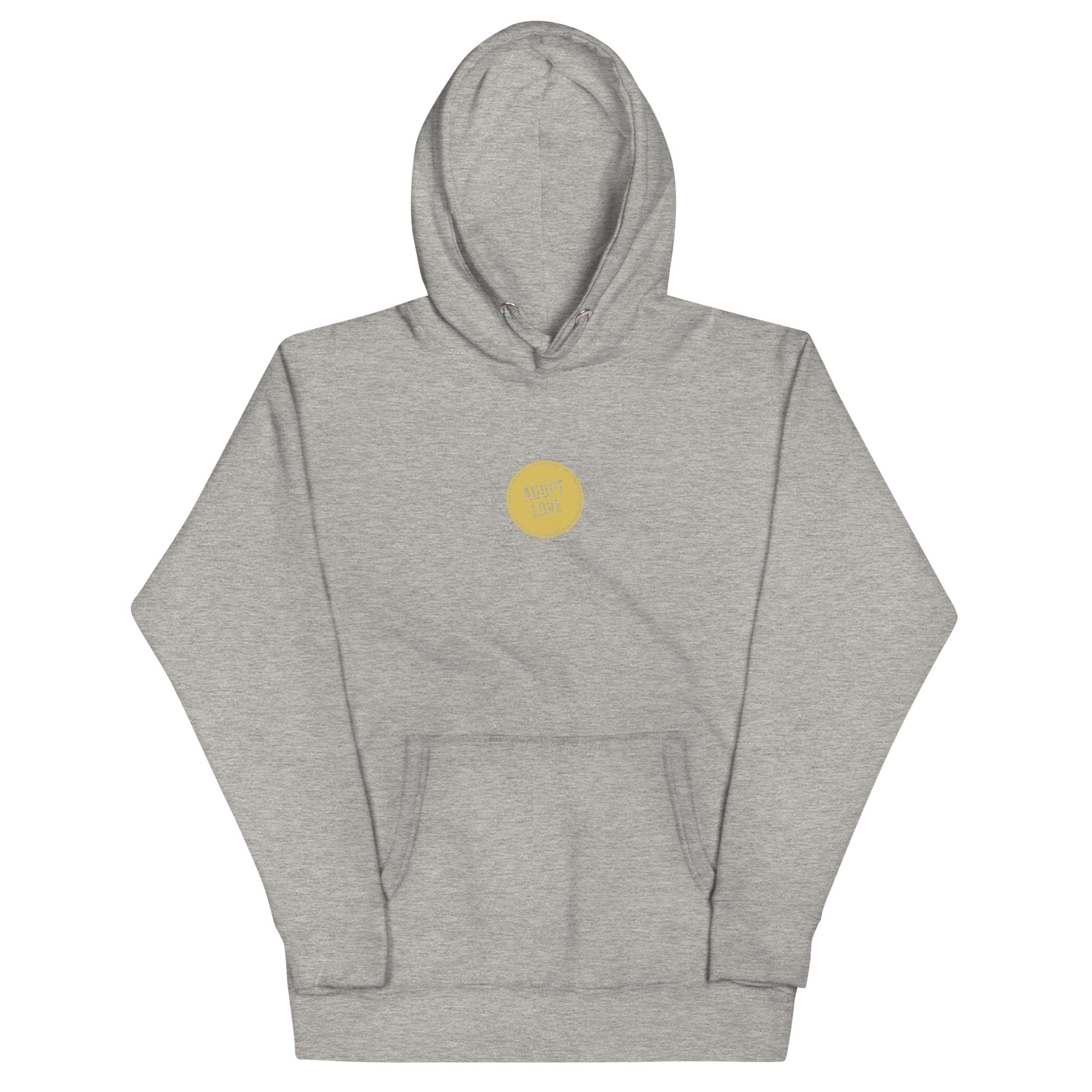 ADOPT LOVE - soft Hoodie - Adoption Stuff Store, Carbon Grey / S, hoodie