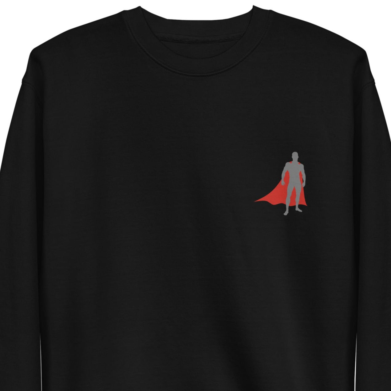 Superman Was Adopted - Unisex Premium Sweatshirt - Adoption Stuff Store, Black / S, Sweatshirt