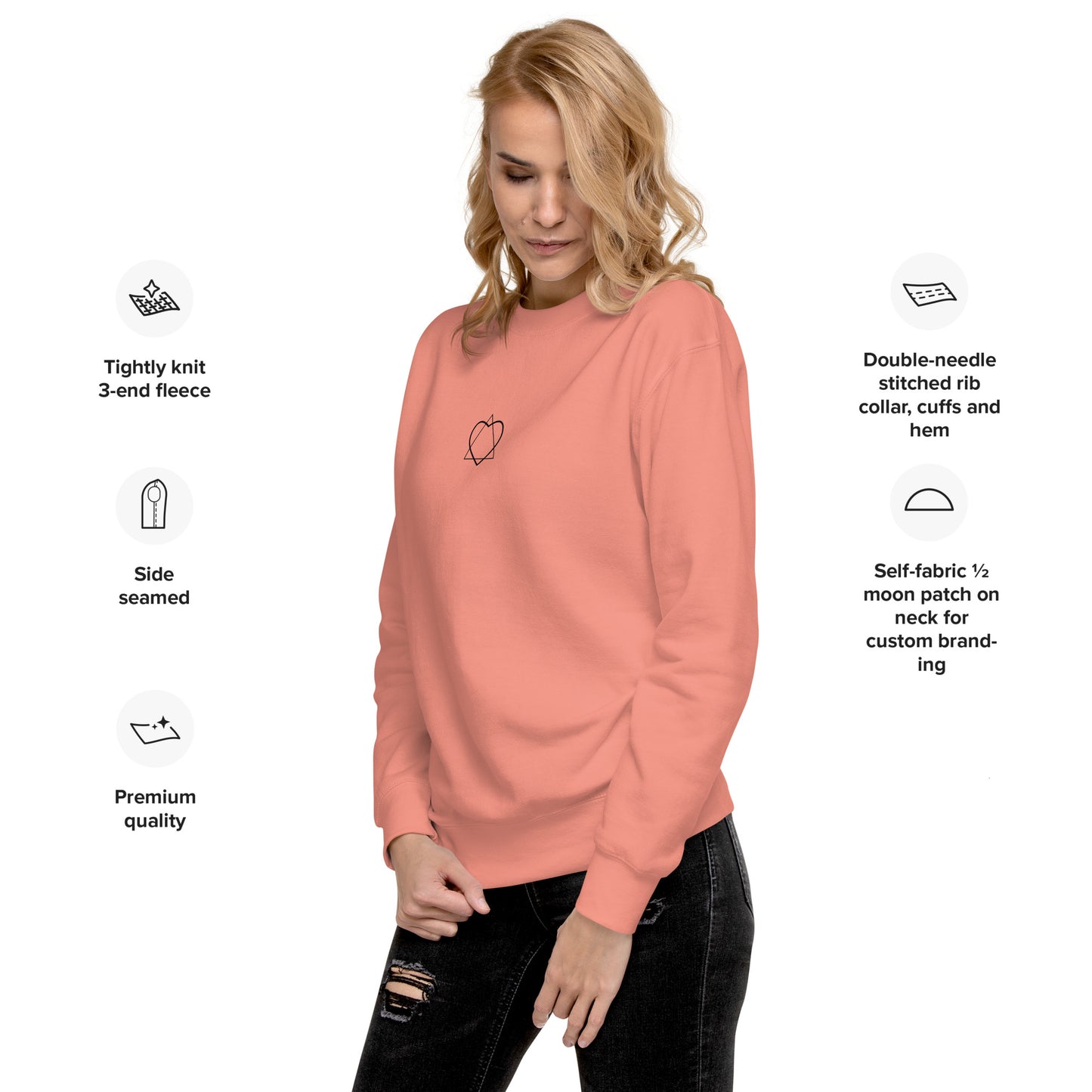 Adoption Symbol - Unisex Premium Sweatshirt - Adoption Stuff Store, , Sweatshirt