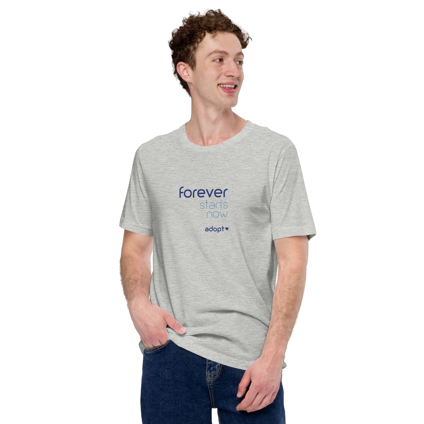 Forever Starts Now - Adopt - Unisex t-shirt - Adoption Stuff Store