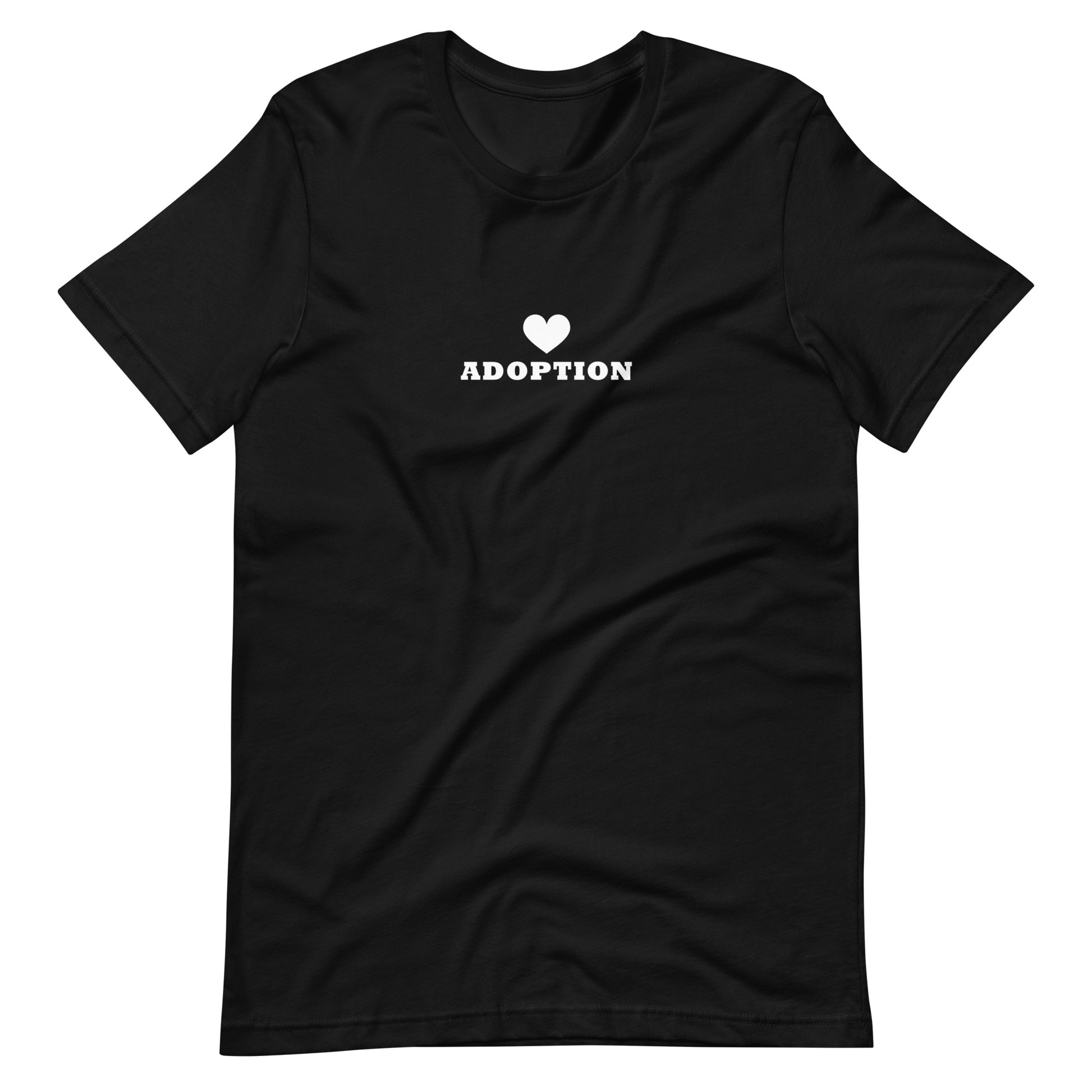 (Heart) Adoption - Unisex t-shirt - Adoption Stuff Store, Black / XS, T-shirt