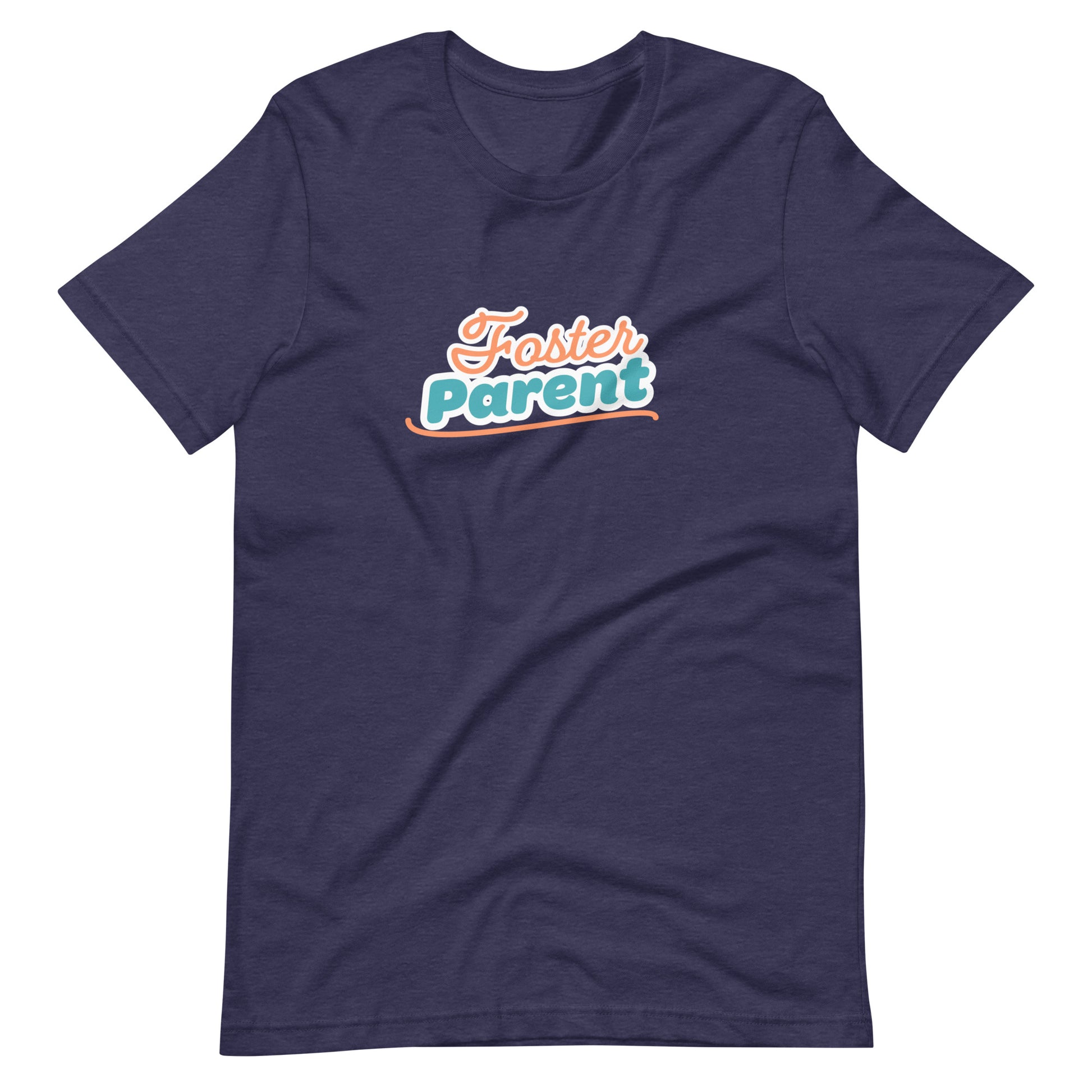 Foster Parent - Unisex t-shirt - Adoption Stuff Store, Heather Midnight Navy / XS, T-shirt