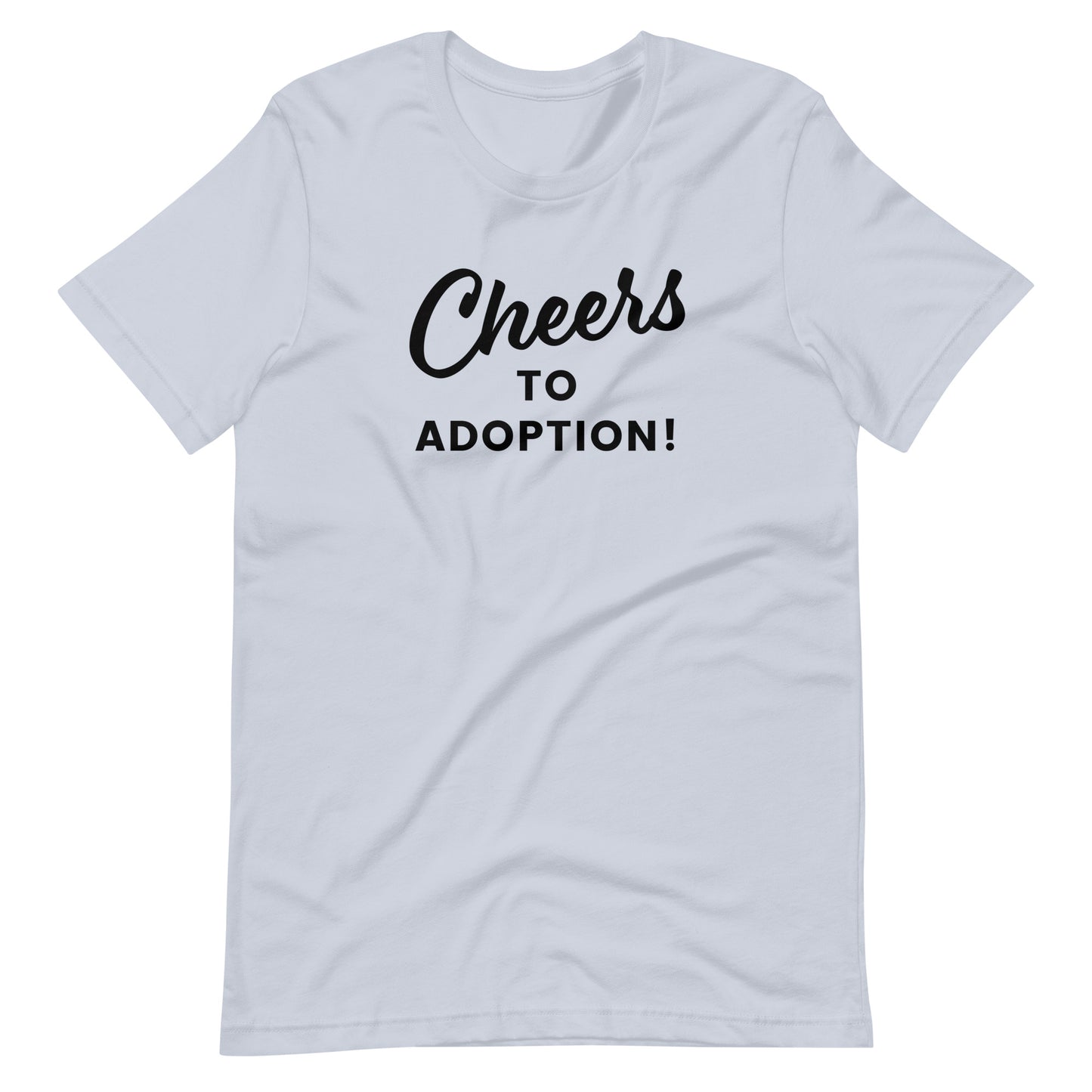 Cheers to Adoption - Unisex t-shirt - Adoption Stuff Store, Light Blue / XS, T-shirt