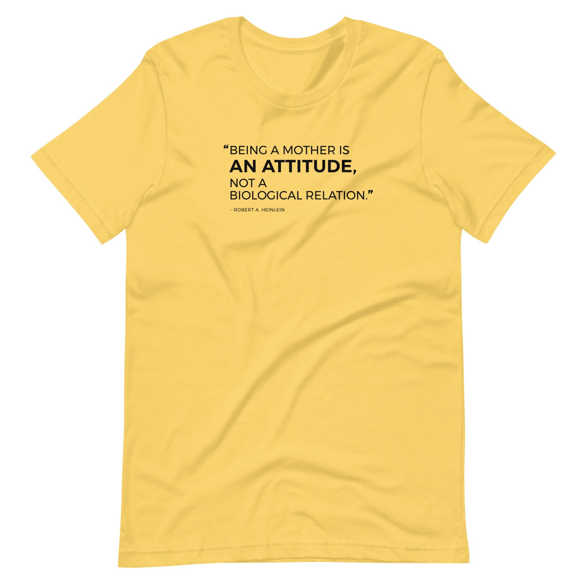 “Being a mother is an attitude..." - Unisex t-shirt for adoption - Adoption Stuff Store