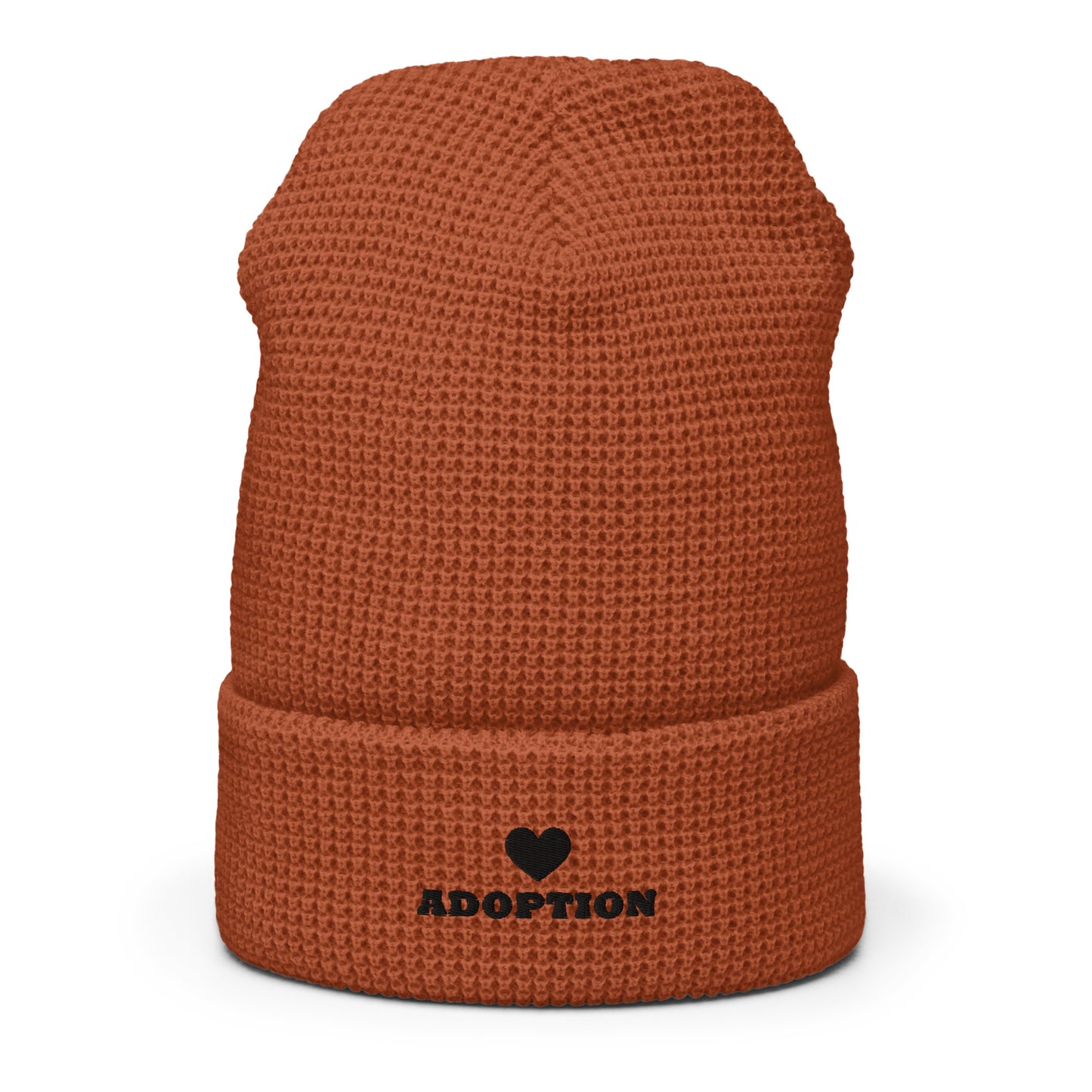 ADOPTION (heart) - Waffle beanie - Adoption Stuff Store, , Hat