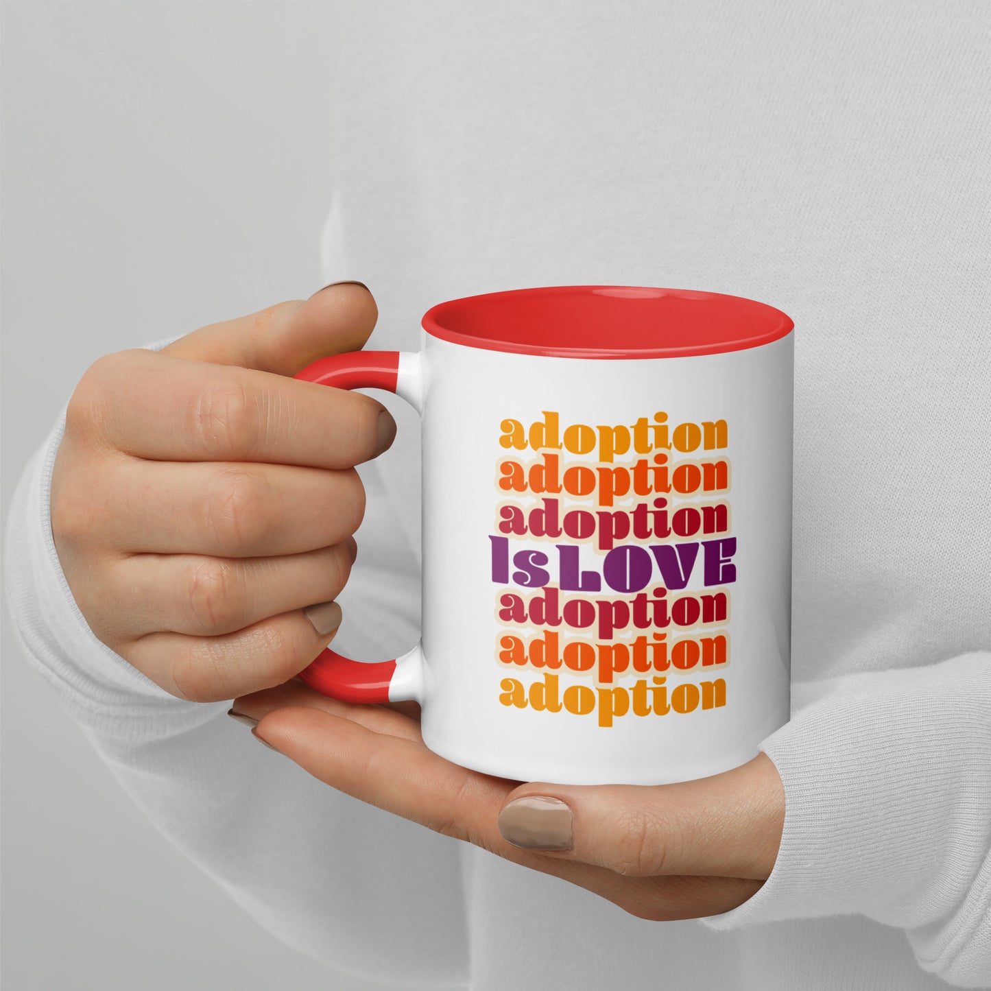 Adoption Stuff Store mug - adoption and foster care themed items - Adoption is Love