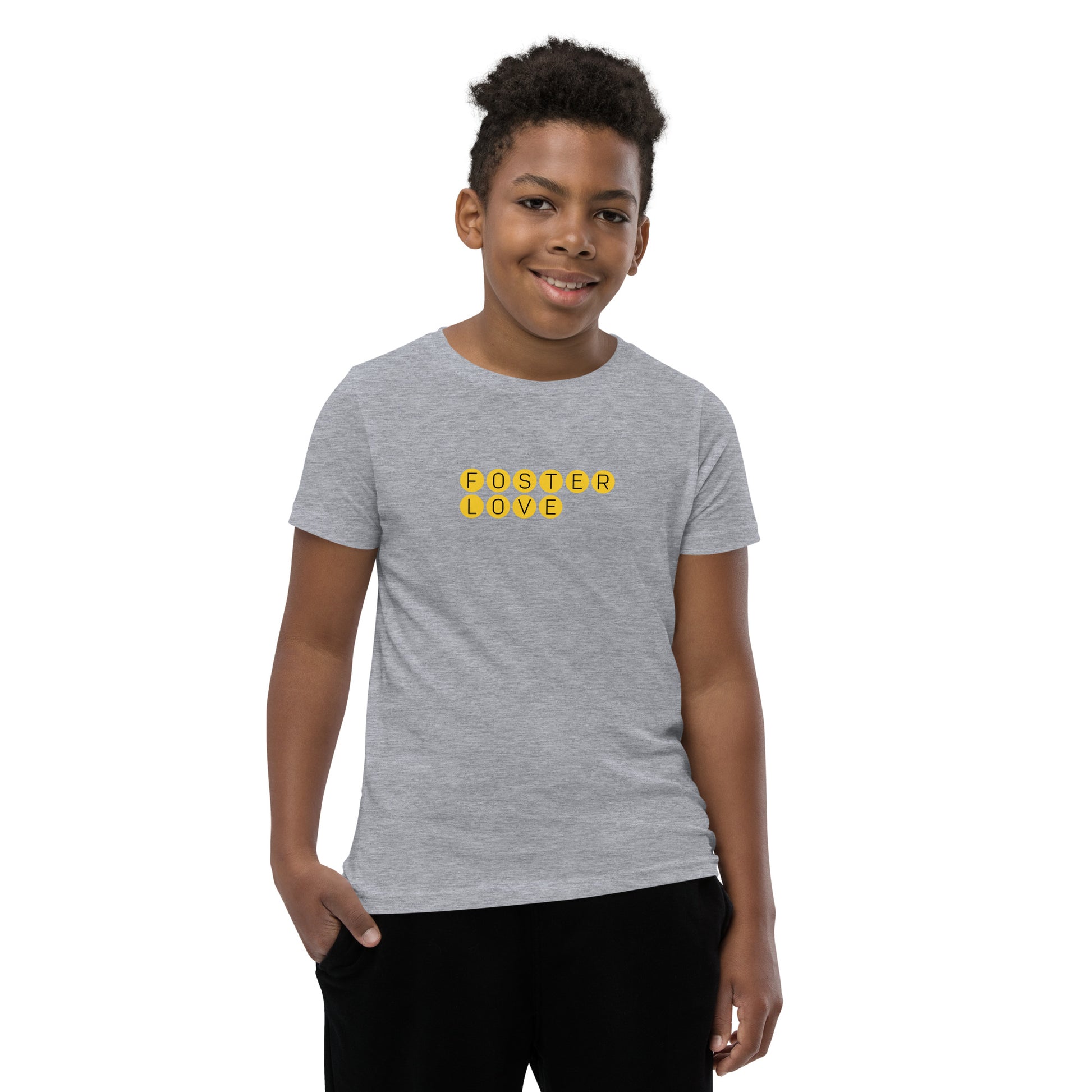 FOSTER LOVE - Youth Short Sleeve T-Shirt - Adoption Stuff Store