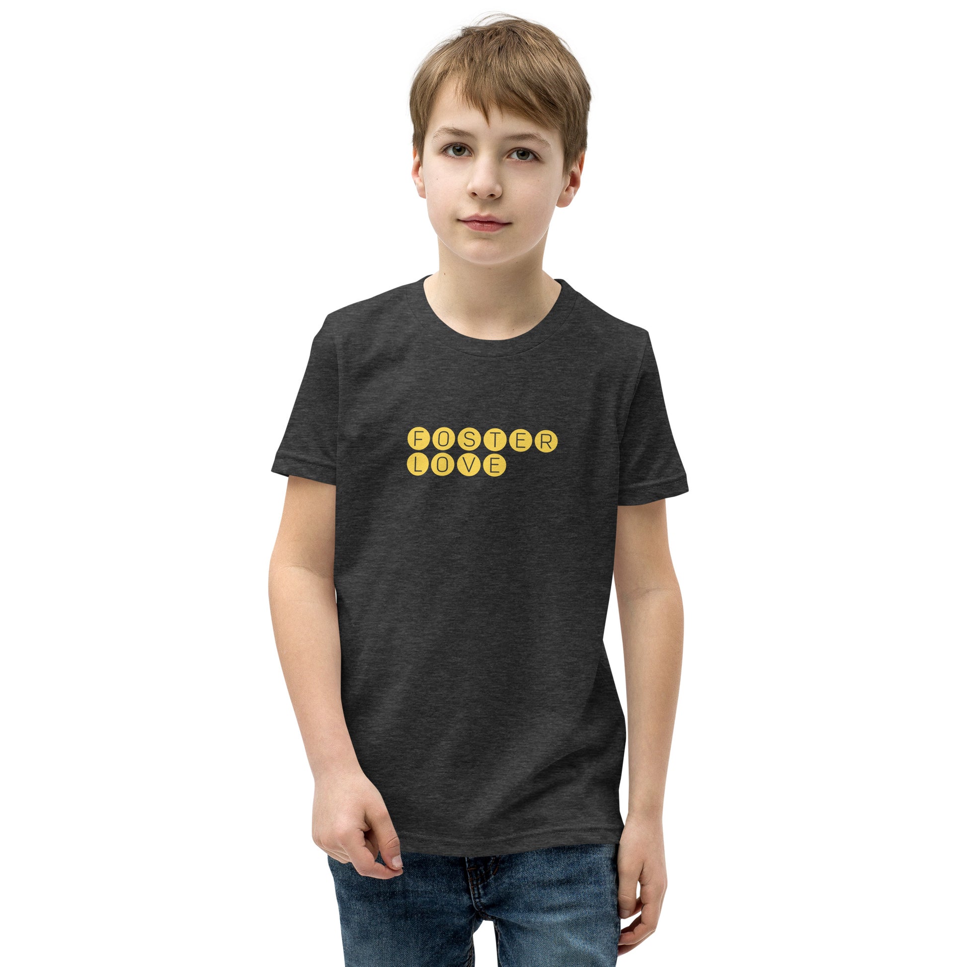 FOSTER LOVE - Youth Short Sleeve T-Shirt - Adoption Stuff Store